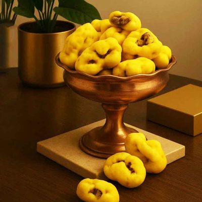 نقل زعفرانی سنتی ارومیه — لقمه‌های عطرآگین زعفران